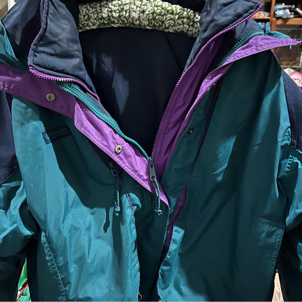 VTG COLUMBIA SPORTSWEAR Powder KegColor Block Jacket 90s Women’s L